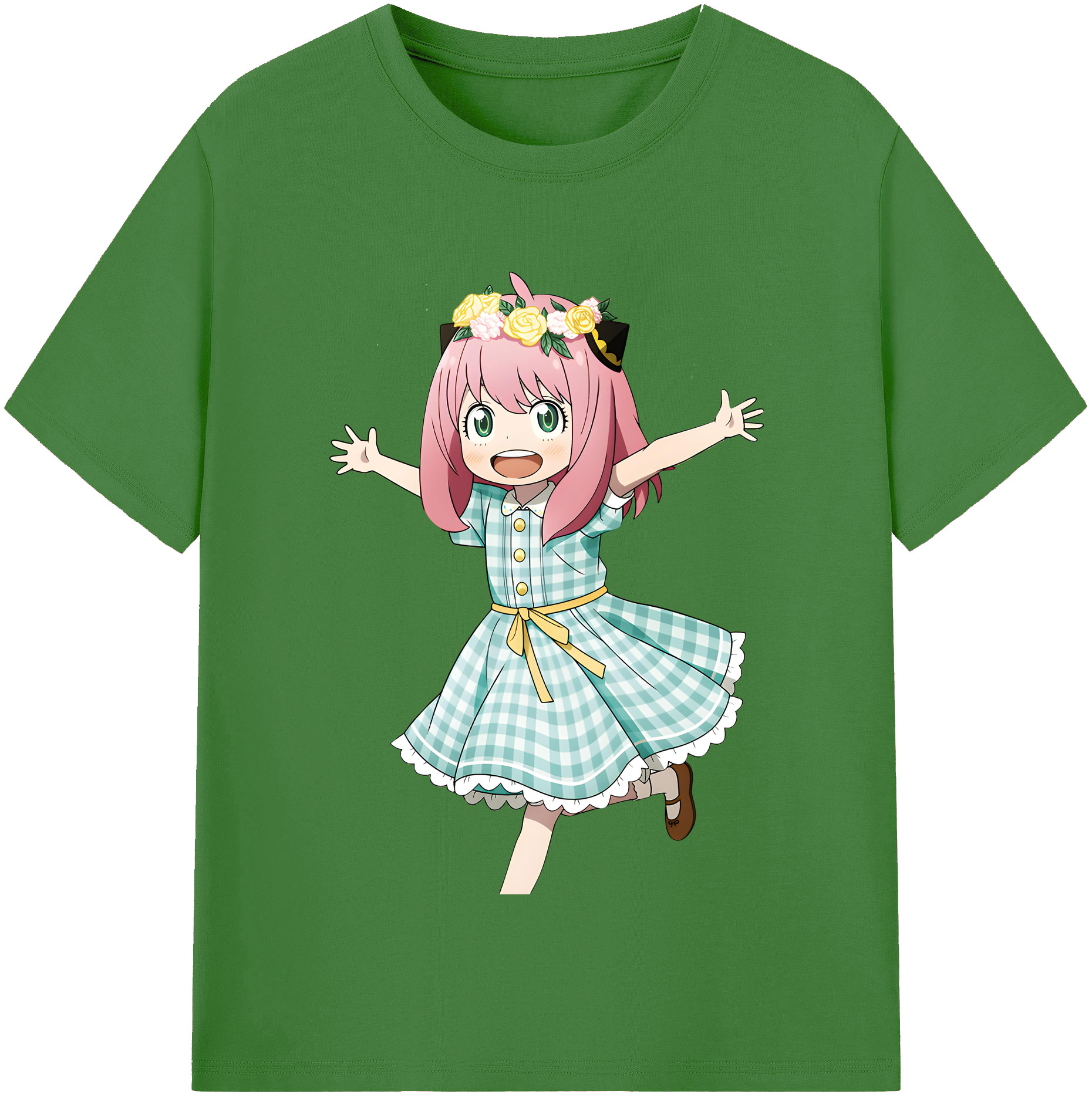 （画像用） SPY×FAMILY间谍家家酒 レディースカジュアルプリントTシャツ（綿100％）